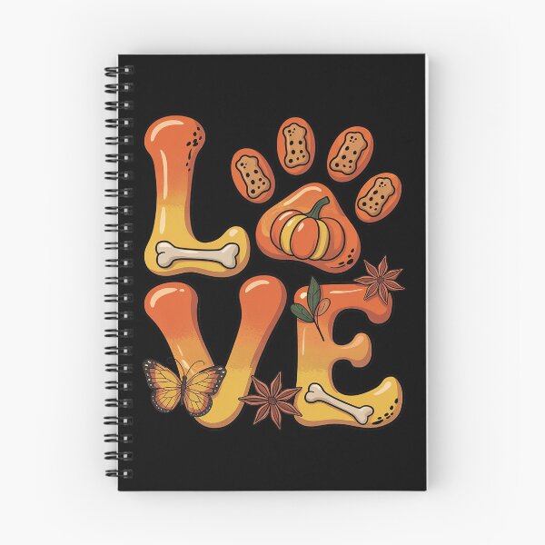 Item preview, Love Dog Paw Print Turkey Pumpkin Fall Autumn Thanksgiving designed and sold by VladoZork.