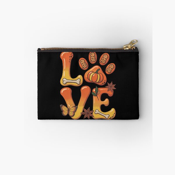 Item preview, Love Dog Paw Print Turkey Pumpkin Fall Autumn Thanksgiving designed and sold by VladoZork.