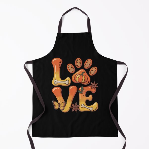 Item preview, Love Dog Paw Print Turkey Pumpkin Fall Autumn Thanksgiving designed and sold by VladoZork.