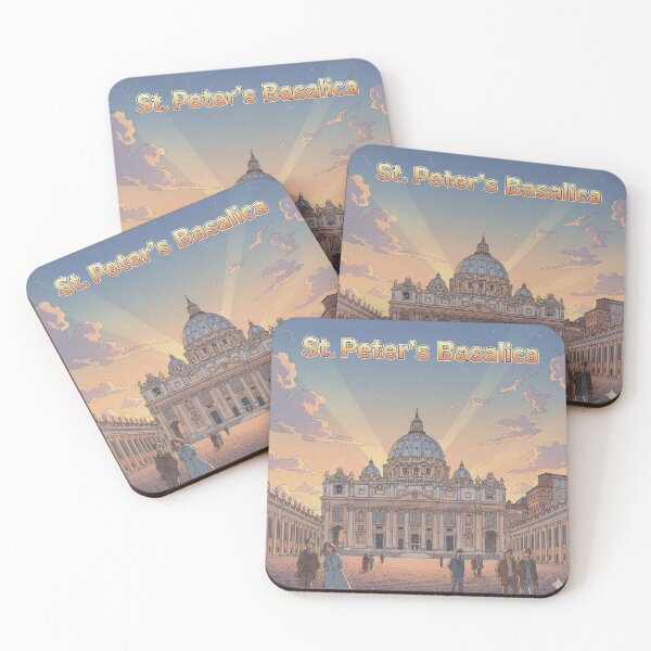 Item preview, Retro Anime St. Peter's Basalica Travel T Shirt Design designed and sold by ANIMEX00.