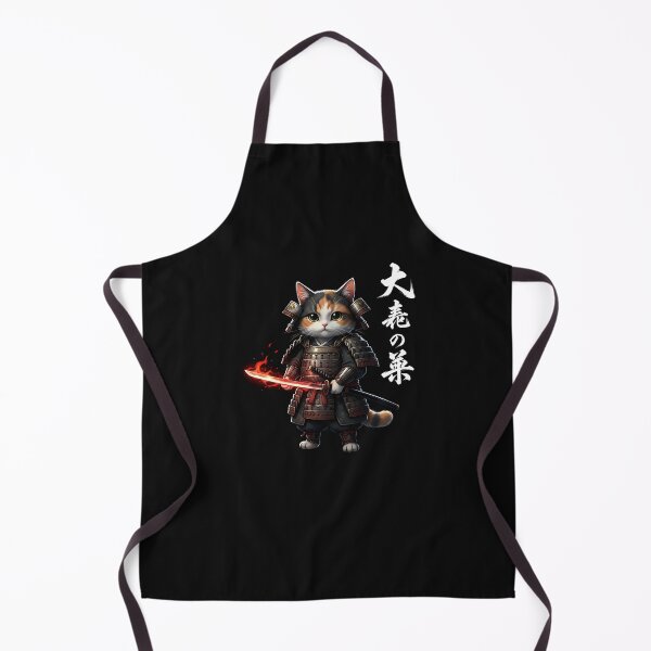 Item preview, Samurai Cat Kawaii Samurai Kitten Cute Japanese Art designed and sold by merlinnears.
