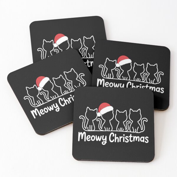 Item preview, Meowy Catmas Cat Christmas Cute Kitten Cats Santa Hat Xmas designed and sold by VladoZork.