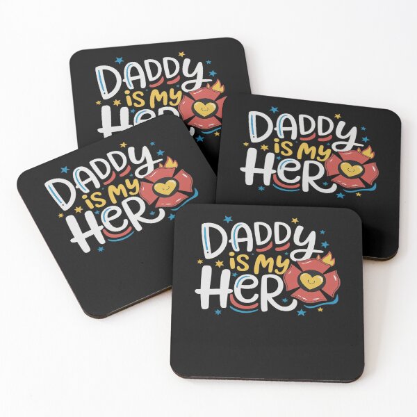 Item preview, Firefighter Father's Day Daddy Is My Hero designed and sold by HaileyRobel.