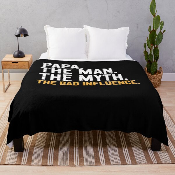 Item preview, Father's Day Gift Papa The Man The Myth The Bad Influence designed and sold by AmparoBoyle.