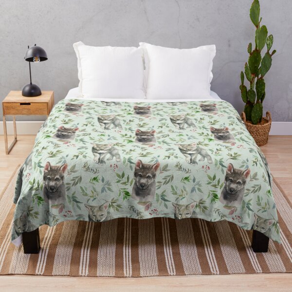 Item preview, Woodland Wolf Cub designed and sold by WildAliceArt.