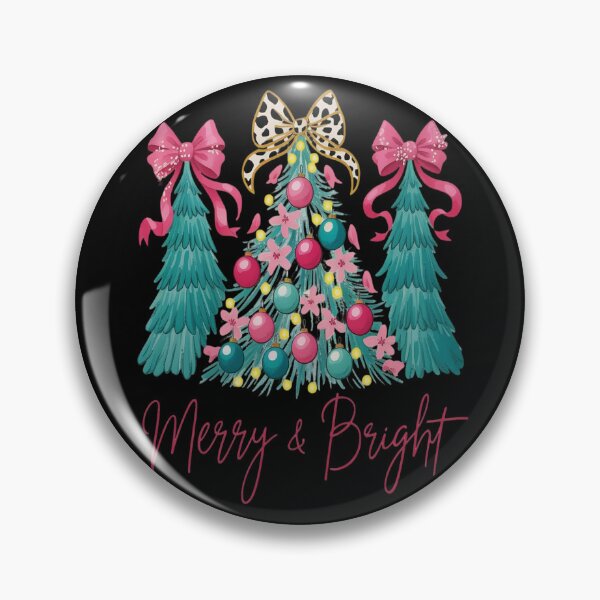 Item preview, Merry and Bright Pink Christmas Tree Pink Christmas Tree designed and sold by VladoZork.