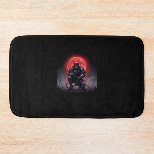 Item preview, Samurai Cat Graphic Tee Warrior Vintage Japanese Art Anime  designed and sold by merlinnears.