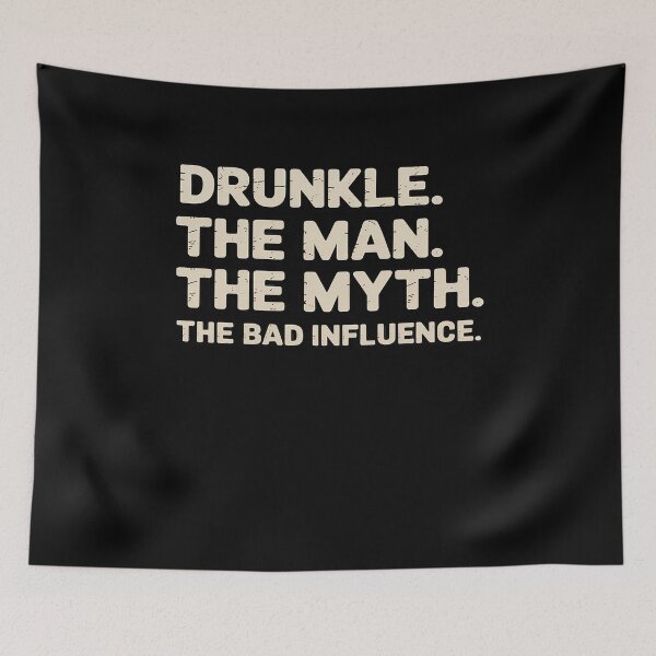 Item preview, Druncle The Man The Myth The Bad Influence Father's Day Beer designed and sold by AmparoBoyle.