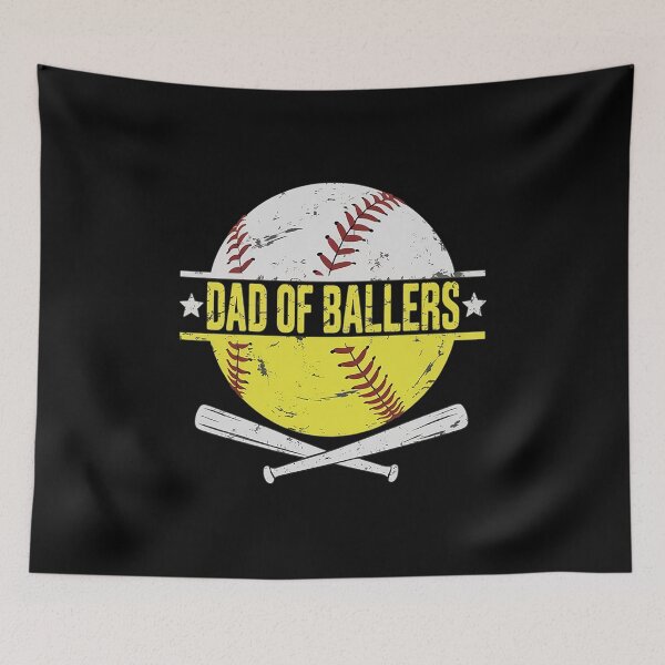 Item preview, Dad of Ballers Funny Dad of Baseball and Softball Player designed and sold by khorbiasieno.