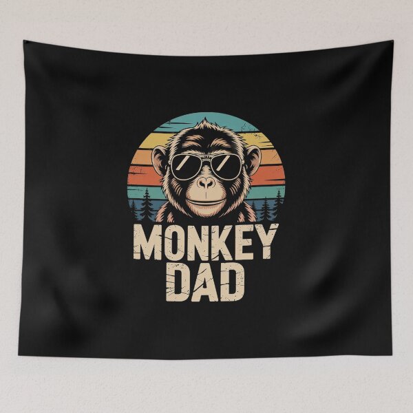 Item preview, Dad Monkey Lovers Daddy Father's Day designed and sold by VasilisLamArt.