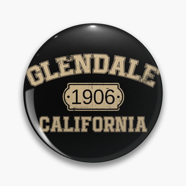 Item preview, Glendale Est. 1906 California Vintage Retro Typography Minimal Retro Aesthetic 2025 designed and sold by someraargelia.