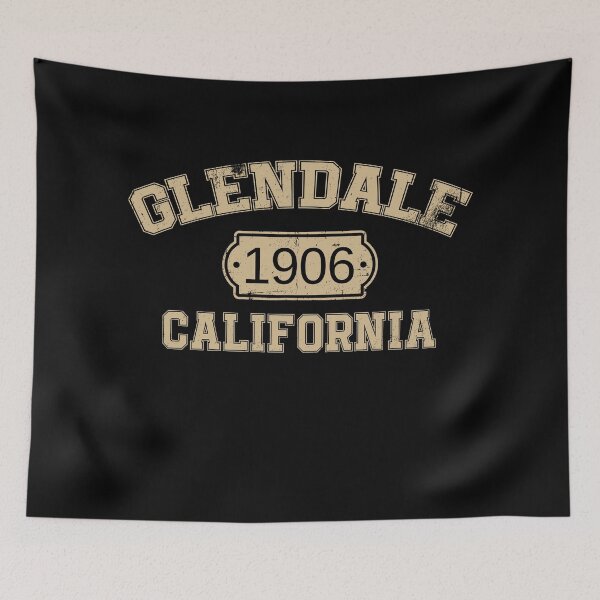 Item preview, Glendale Est. 1906 California Vintage Retro Typography Minimal Retro Aesthetic 2025 designed and sold by someraargelia.