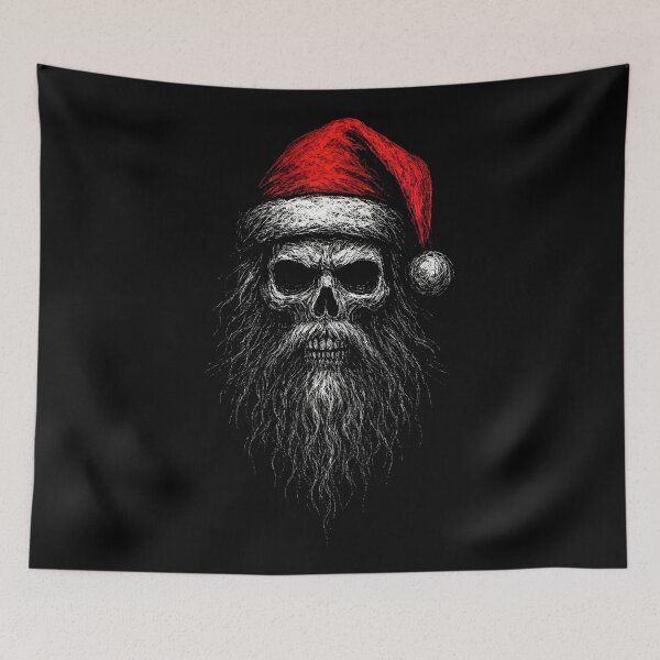 Item preview, Santa Skull — Dark Christmas Spirit designed and sold by Mortisigil.