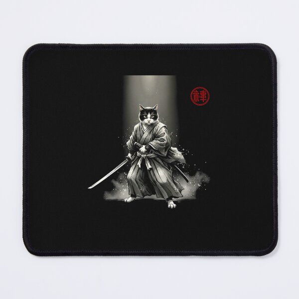 Item preview, Samurai Cat Graphic Warrior Vintage Japanese Art designed and sold by merlinnears.