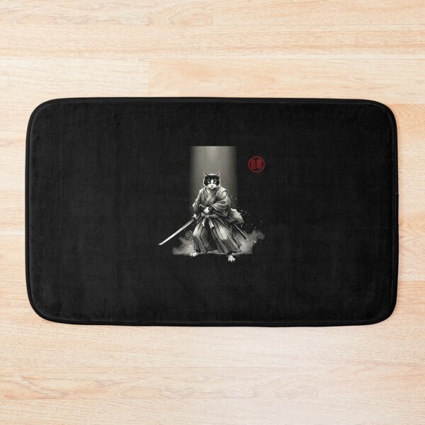 Item preview, Samurai Cat Graphic Warrior Vintage Japanese Art designed and sold by merlinnears.