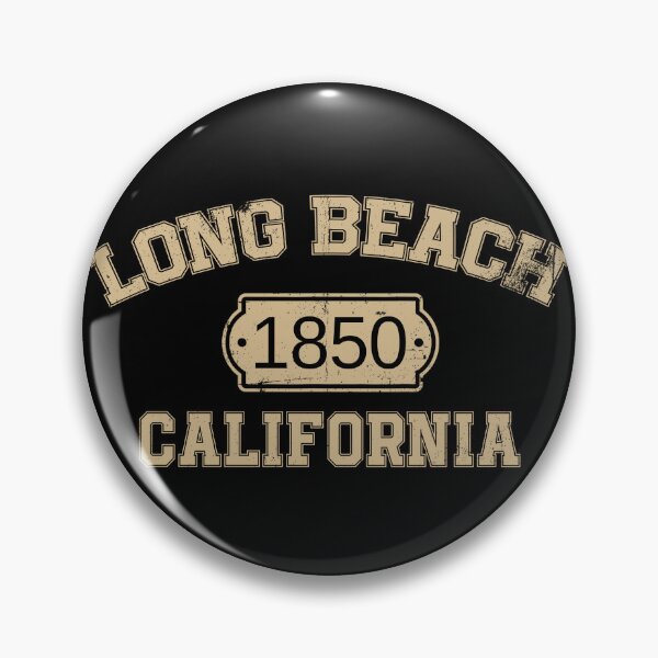 Item preview, Long Beach Est. 1888 California Vintage Retro Typography Minimal Retro Aesthetic 2025 designed and sold by someraargelia.