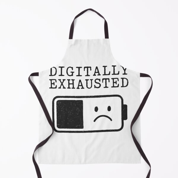 Item preview, Digitally Exhausted – Lo-Fi Vintage Tech Burnout  designed and sold by HROC.