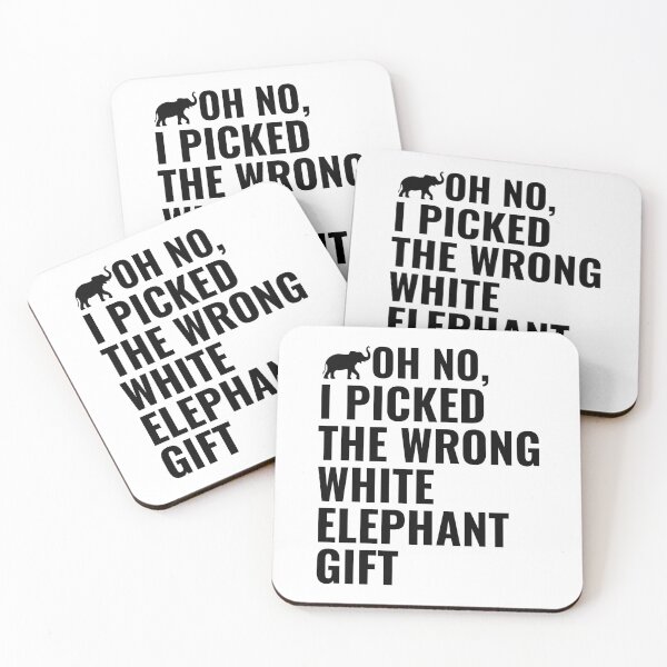 Item preview, Funny White Elephant Gift Exchange Shirt – “Oh No I Picked the Wrong Gift” Christmas Party Tee designed and sold by Teetreasure2.
