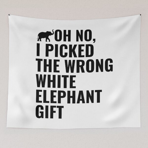 Item preview, Funny White Elephant Gift Exchange Shirt – “Oh No I Picked the Wrong Gift” Christmas Party Tee designed and sold by Teetreasure2.