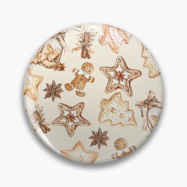 Item preview, Rustic Christmas Cookie Pattern designed and sold by Honey Myrtle Studio.