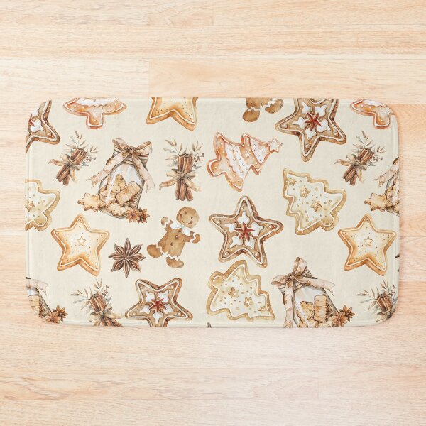 Item preview, Rustic Christmas Cookie Pattern designed and sold by Honey Myrtle Studio.