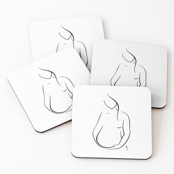 Item preview, Pregnancy Line Art Graphic designed and sold by THP Creative.