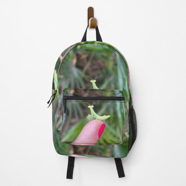 Item preview, Tiny Praying Mantis on Fingertip designed and sold by TrisaThyme.