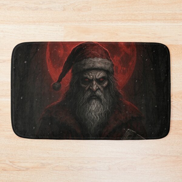 Item preview, Dark Gothic Santa Horror Christmas T-Shirt | Silent Night Deadly Night Art designed and sold by HAFIZ-DP.