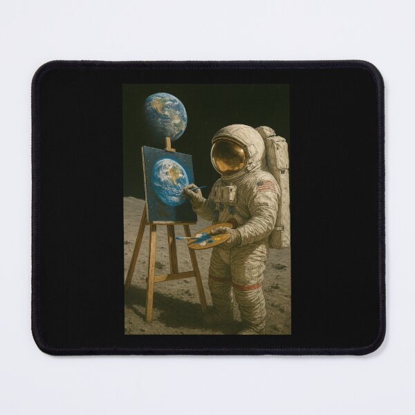 Item preview, Astronaut Paints the Earth from the Moon designed and sold by Halifaxartguy.