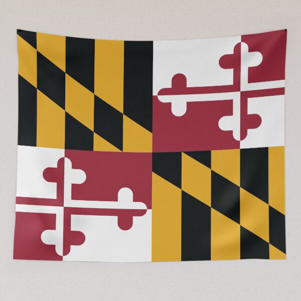 Item preview, Maryland Flag  designed and sold by wickedcartoons.