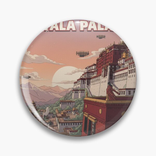 Item preview, Retro Anime Potala Palace Travel T Shirt Design designed and sold by ANIMEX00.
