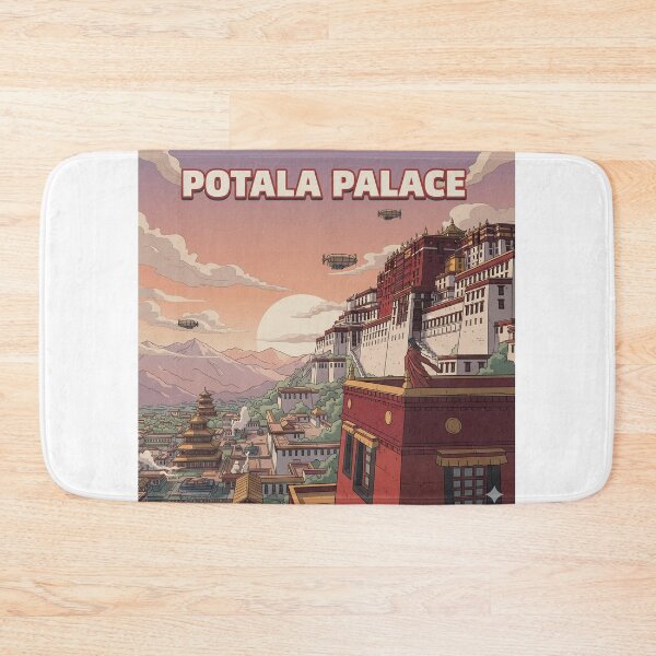 Item preview, Retro Anime Potala Palace Travel T Shirt Design designed and sold by ANIMEX00.