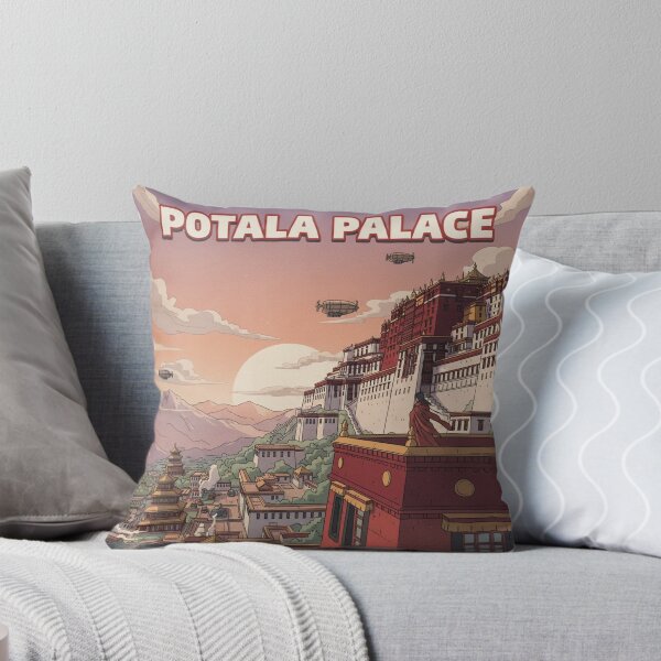 Item preview, Retro Anime Potala Palace Travel T Shirt Design designed and sold by ANIMEX00.