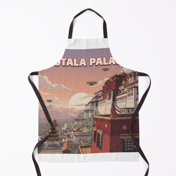 Item preview, Retro Anime Potala Palace Travel T Shirt Design designed and sold by ANIMEX00.