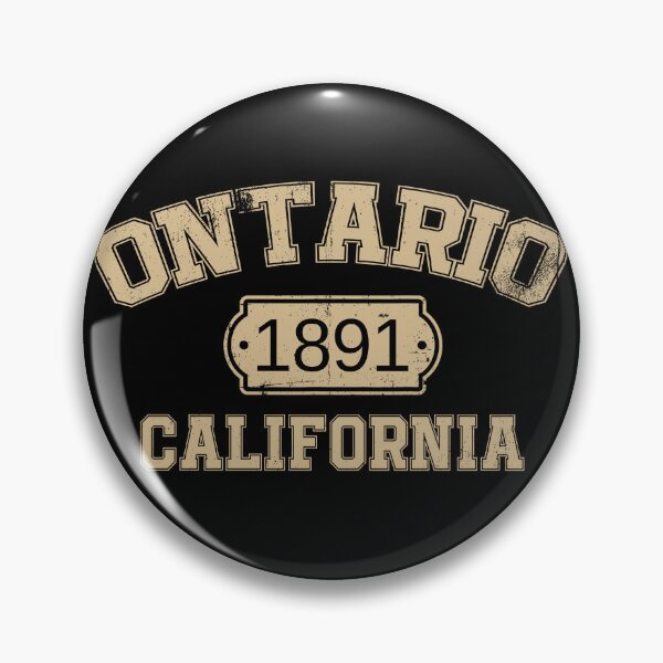 Artikelvorschau, Ontario, gegründet 1891; Kalifornien, Vintage, Retro-Typografie, Minimalismus, Retro-Ästhetik, 2025 entworfen und verkauft von someraargelia.