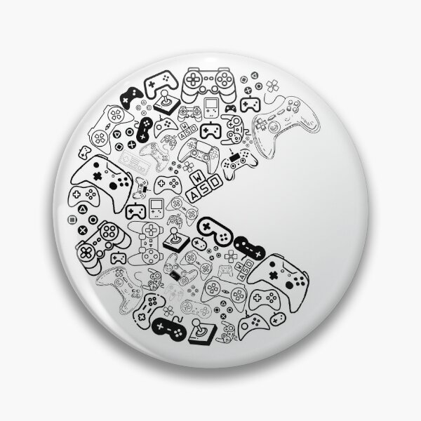 Item preview, Pixel Controller – Classic Pac Retro Gamer Art designed and sold by tbcreationsuk.