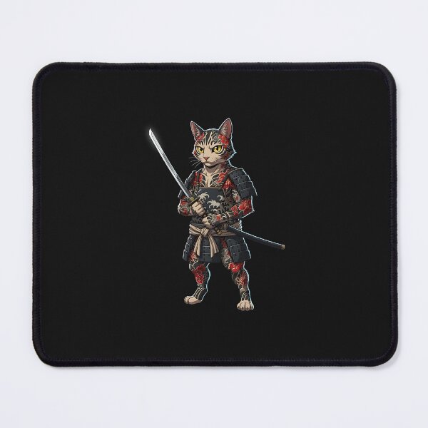 Item preview, Samurai Cat Warrior - Anime Cat Samurai designed and sold by grumpzara.
