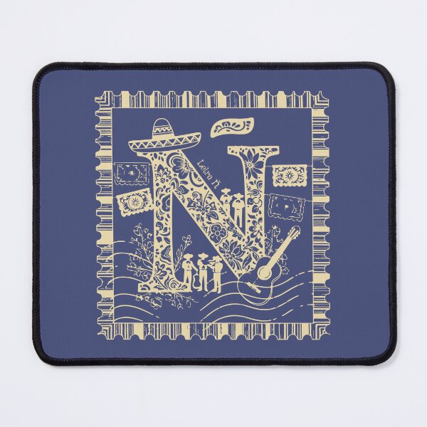 Item preview, Letter Ñ Folk Art designed and sold by KiwiRider.