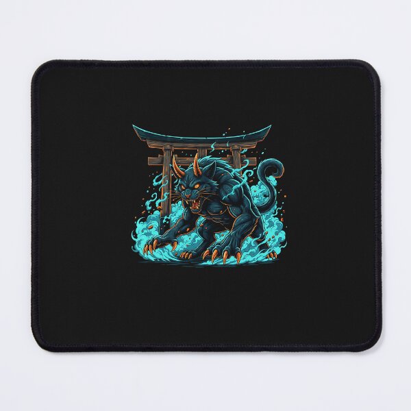 Item preview, Samurai Cat Japanese Vintage Ukiyo-E Warrior Art Graphic designed and sold by grumpzara.