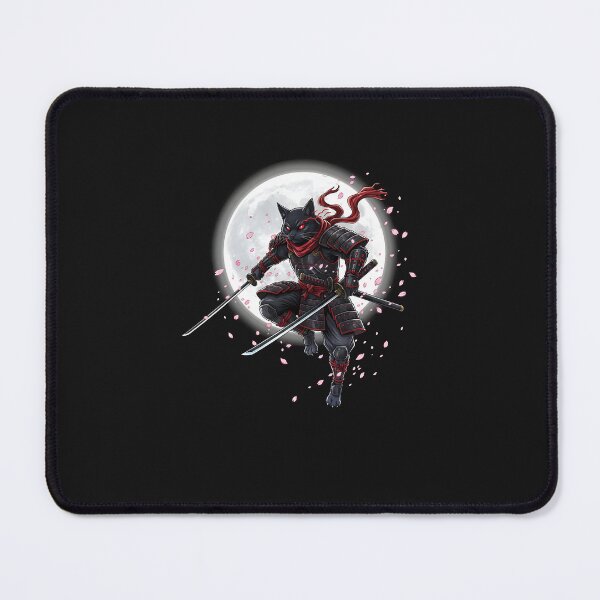 Item preview, Samurai Cat Japanese Vintage Ukiyo-E Warrior Art Graphic designed and sold by grumpzara.