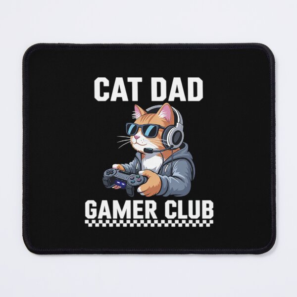 Item preview, Cat Dad Gamer Club Funny Cat Dad Gamer designed and sold by khorbiasieno.