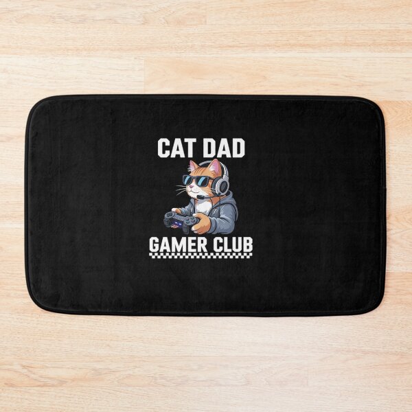 Item preview, Cat Dad Gamer Club Funny Cat Dad Gamer designed and sold by khorbiasieno.