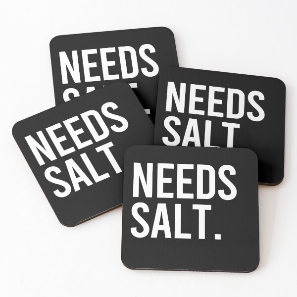 Item preview, Needs Salt - Funny Cooking Chef Gift designed and sold by kavitasyavera.
