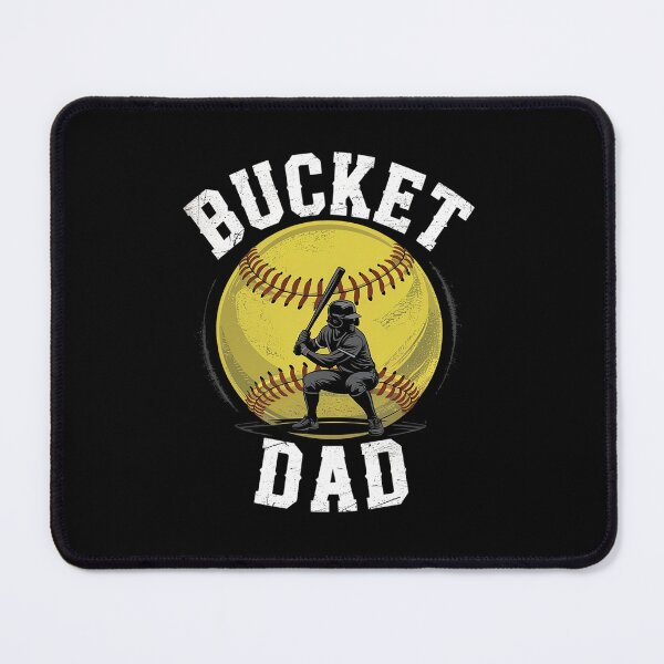 Item preview, Bucket Dad Softball Dad Baseball Funny Father's Coach designed and sold by VasilisLamArt.