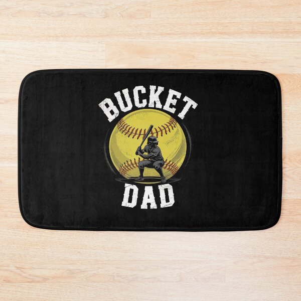 Item preview, Bucket Dad Softball Dad Baseball Funny Father's Coach designed and sold by VasilisLamArt.
