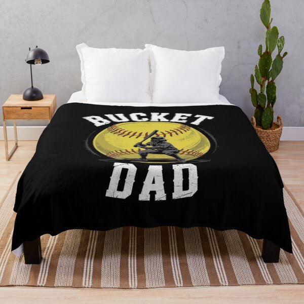 Item preview, Bucket Dad Softball Dad Baseball Funny Father's Coach designed and sold by VasilisLamArt.