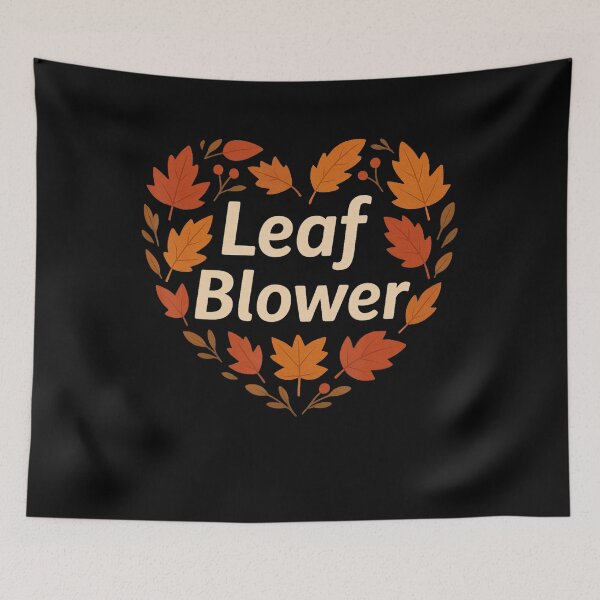 Item preview, classic blower halloween fall funny vibes autumn leaf vintage retro costume designed and sold by Coryconcetta.