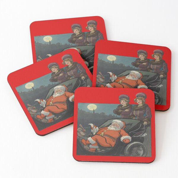 Item preview, Vintage Santa Sleigh A Stroller and Nurse Maids 1904 designed and sold by taiche.