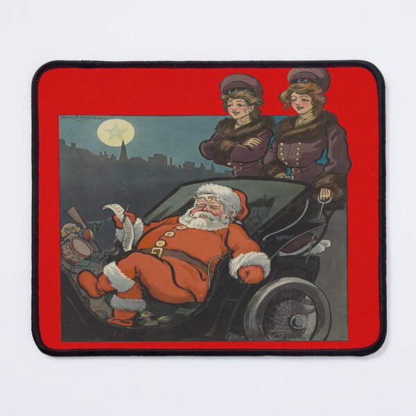 Item preview, Vintage Santa Sleigh A Stroller and Nurse Maids 1904 designed and sold by taiche.