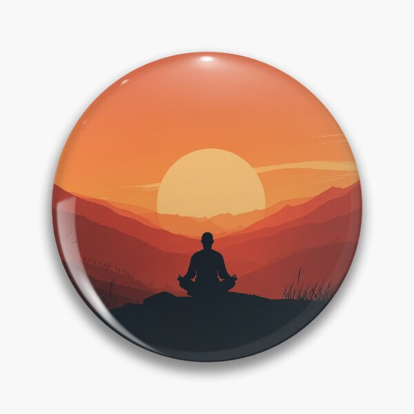 Aperçu de l'œuvre Silhouette de yoga au coucher du soleil créée et vendue par Das Leben - Eine Hassliebe.